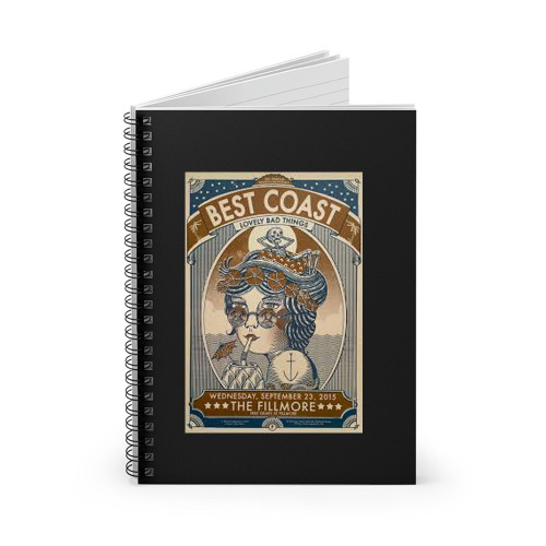 Best Coast Concert 2015  Spiral Notebook