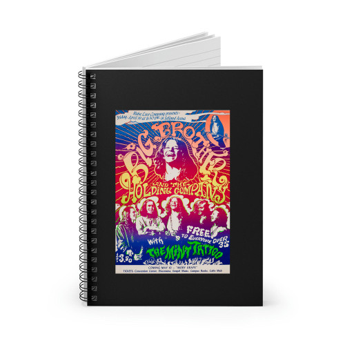 Big Brother And The Holding Company Featuring Janis Joplin Selland  Spiral Notebook