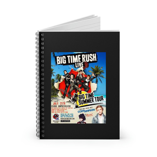 Big Time Rush Cody Simpson  Spiral Notebook