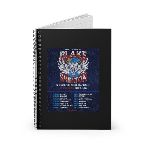 Blake Shelton  Spiral Notebook