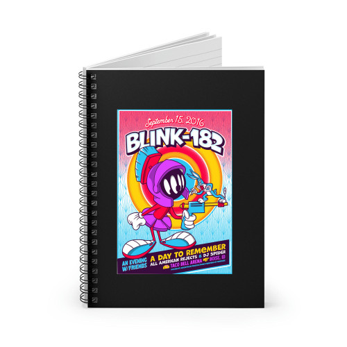 Blink-182 Blurry Vision  Spiral Notebook