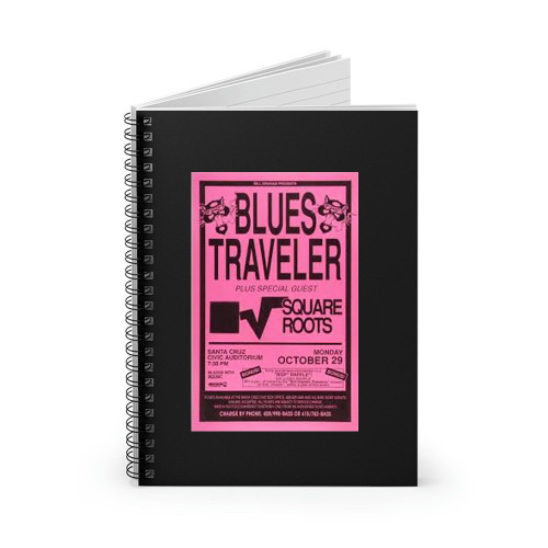 Blues Traveler Vintage Concert  Spiral Notebook