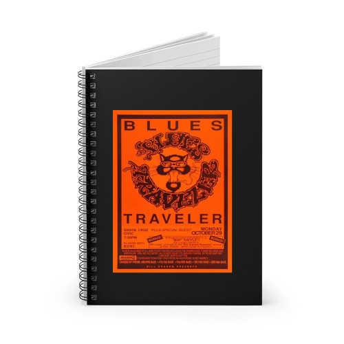 Blues Traveler Vintage Concert 1  Spiral Notebook