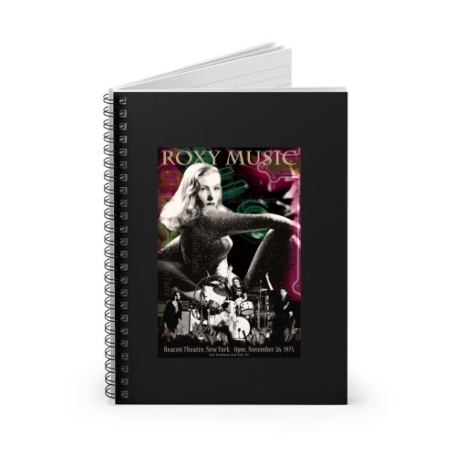 Bryan Ferry Roxy Music Concert  Spiral Notebook