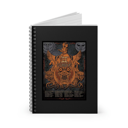 Cursive Gemini Tour  Spiral Notebook