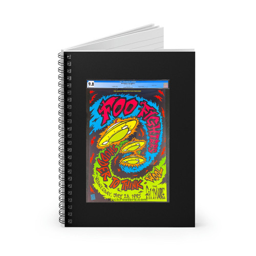 Foo Fighters Chris Shaw 1995  Spiral Notebook