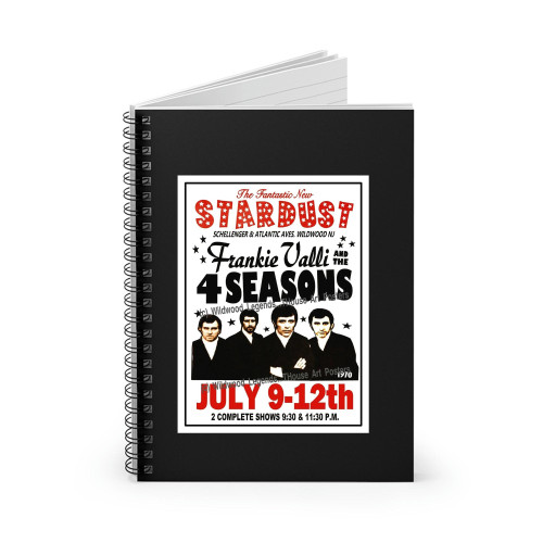 Frankie Valli The 4 Seasons Gig  Spiral Notebook