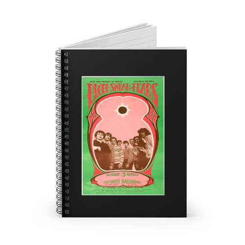 Grande Ballroom Blood Sweat And Tears Psychedelic Stooges Concert  Spiral Notebook