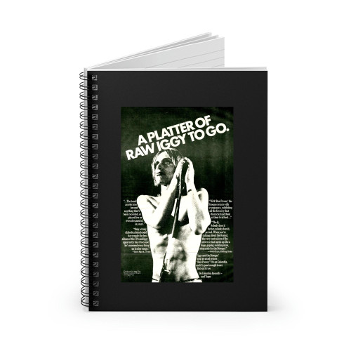 Iggy And The Stooges Raw Power  Spiral Notebook