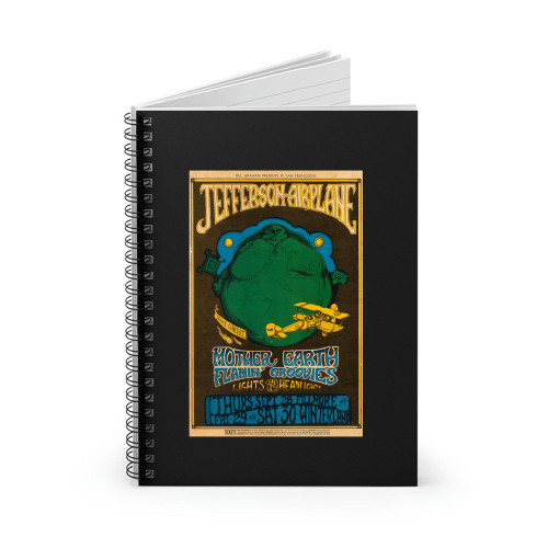 Jefferson Airplane Mother Earth  Spiral Notebook