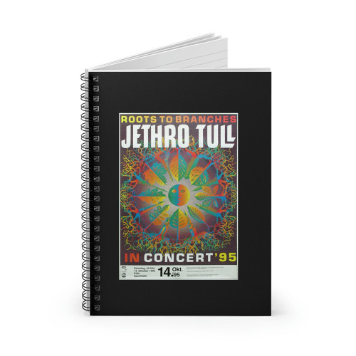 Jethro Tull Original Concert 1  Spiral Notebook