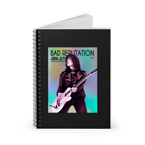 Joan Jett & The Blackhearts Bad Reputation 40Th  Spiral Notebook