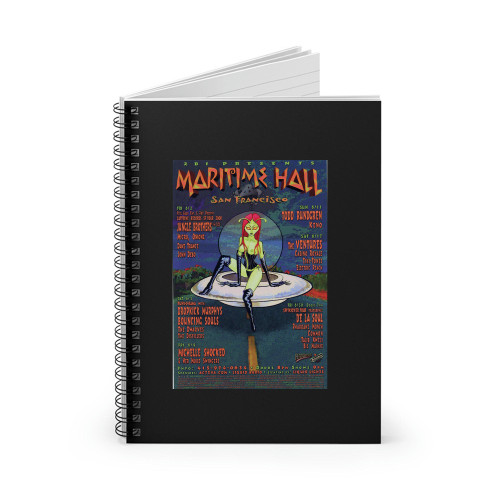 Maritime Hall 2000 Jun Handbill Todd Rundgren The Ventures  Spiral Notebook