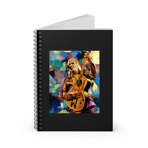 Mike Peters The Alarm  Spiral Notebook