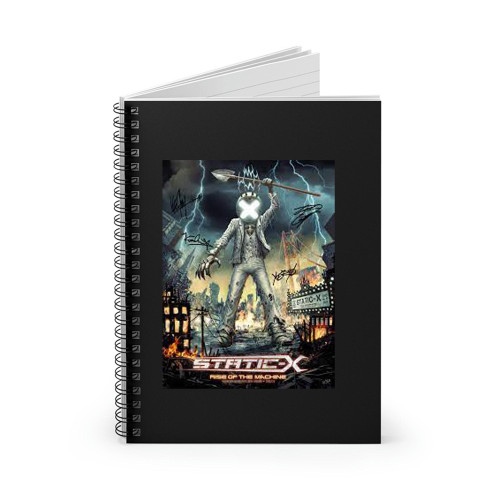 Rise Of The Machine Commemorative Tour  Spiral Notebook