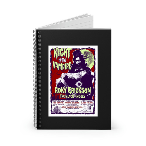 Roky Erickson Halloween  Spiral Notebook