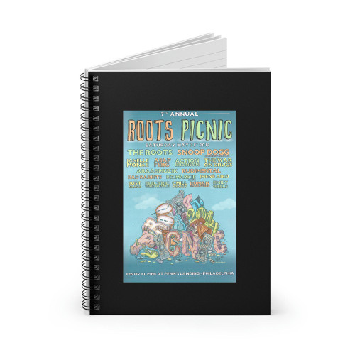 Roots Picnic Concert S  Spiral Notebook