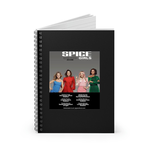 Spice Girls Spice World 2019 Uk Tour Concert  Spiral Notebook