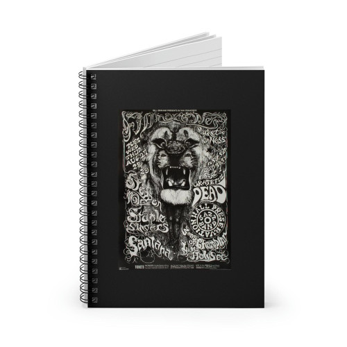 Steppenwolf Vintage Concert  Spiral Notebook