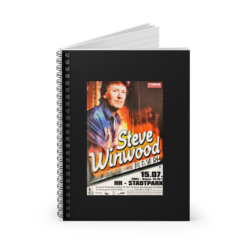 Steve Winwood  Spiral Notebook