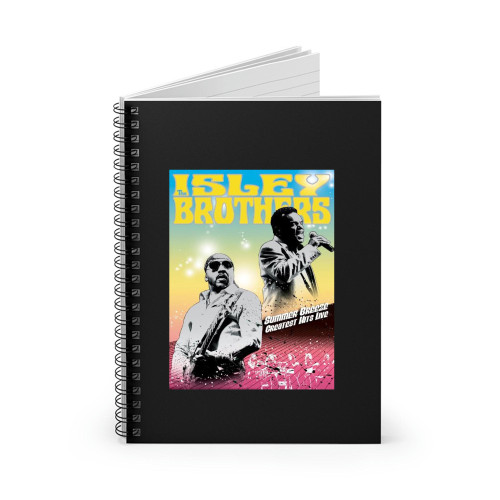 Summer Breeze The Isley Brothers Greatest Hits Live  Spiral Notebook