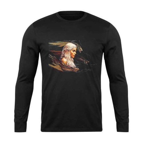 Daenerys Game Of Thrones Art Long Sleeve T-Shirt