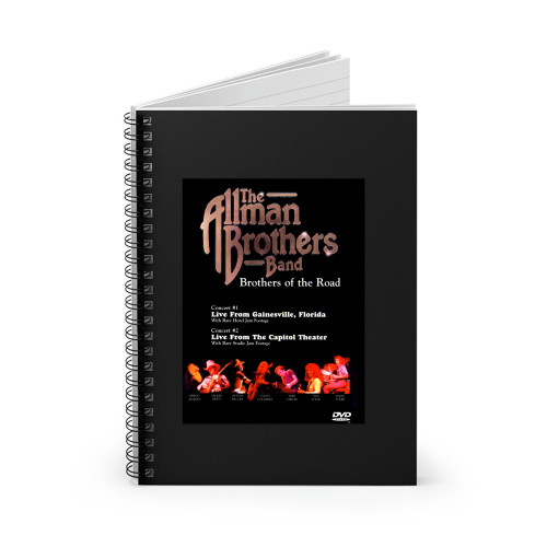 The Allman Brothers Band Brothers Of The Road  Spiral Notebook