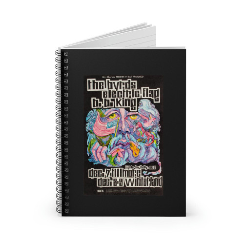 The Byrds Vintage Concert 5  Spiral Notebook