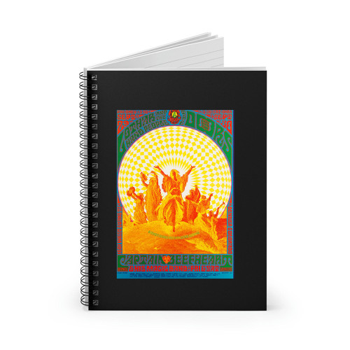 The Genesis Of The Psychedelic Rock  Spiral Notebook