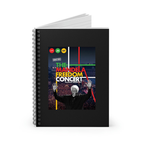 The Mandela Freedom Concert  Spiral Notebook