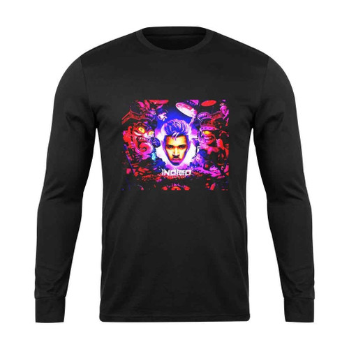 Chris Brown Indigo Drake Album Cover Long Sleeve T-Shirt