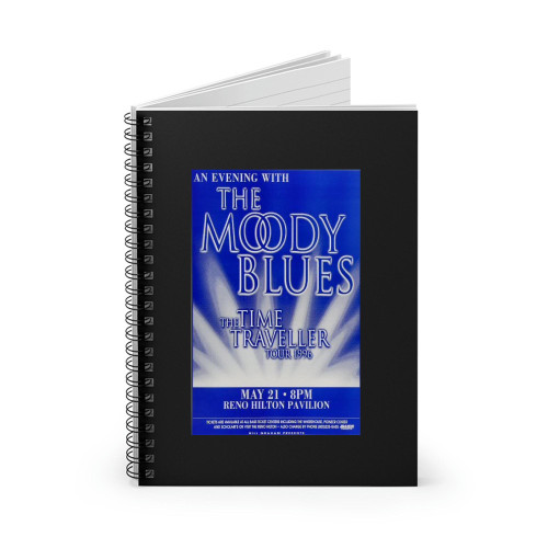 The Moody Blues Vintage Concert 1  Spiral Notebook