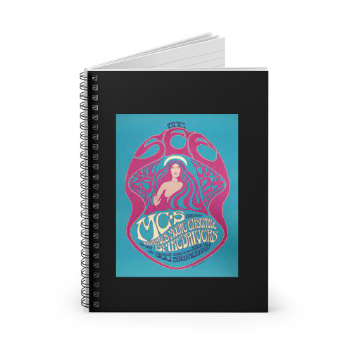 The See With The Mc5 Original Concert  Spiral Notebook