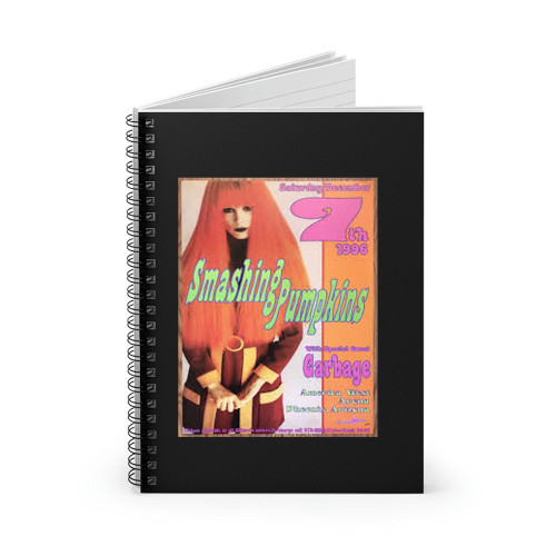 The Smashing Pumpkins Concert 1996  Spiral Notebook