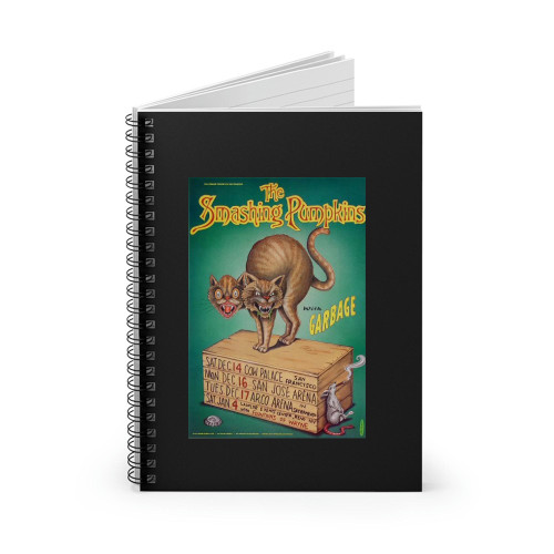 The Smashing Pumpkins Vintage Concert  Spiral Notebook