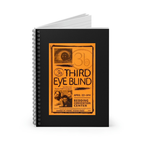 Third Eye Blind Vintage Concert  Spiral Notebook