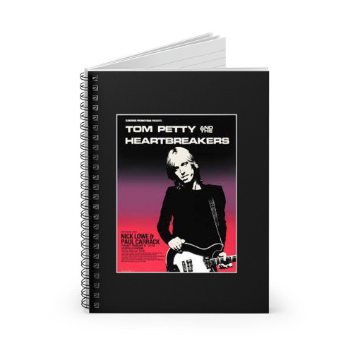 Tom Petty And The Heartbreakers 1983 Louisville Kentucky Concert  Spiral Notebook