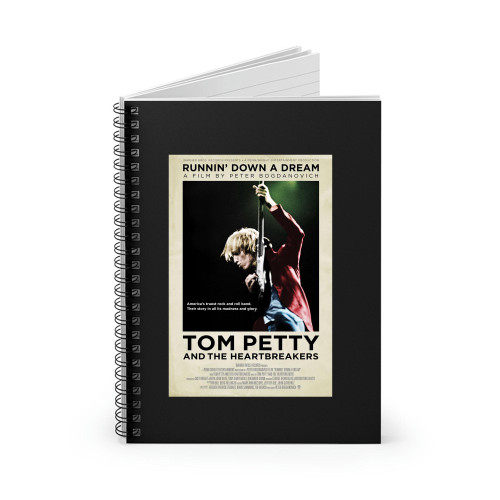 Tom Petty Somewhere You Feel Free  Spiral Notebook