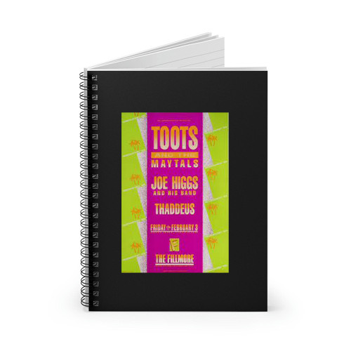 Toots & The Maytals Vintage Concert  Spiral Notebook