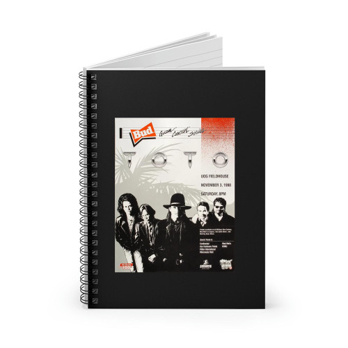 Toto Vintage Concert  Spiral Notebook