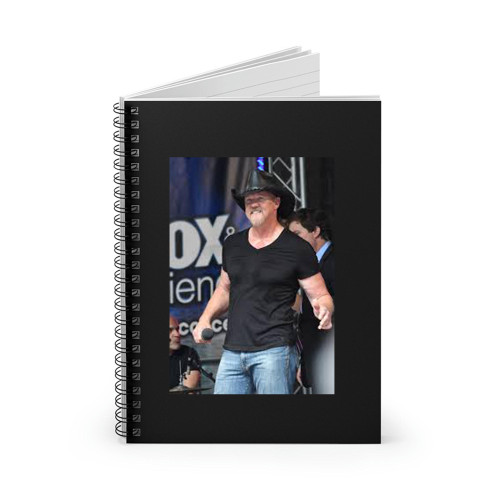 Trace Adkins On Stage For Fox & Friends All American Summer Concert  Spiral Notebook