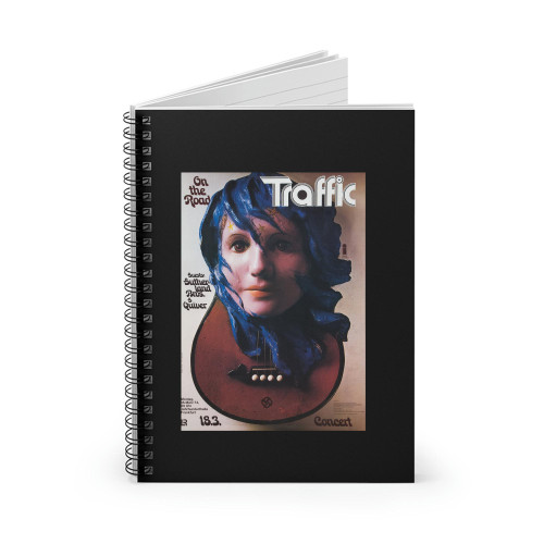 Traffic 1974 Frankfurt Concert  Spiral Notebook