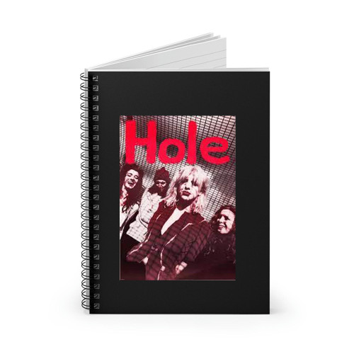 Vintage Hole Courtney Love Alternative Rock Band  Spiral Notebook