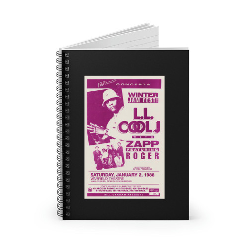 Winter Jam Fest 1988 Concert  Spiral Notebook