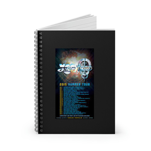 Yes Toto Tour Dates  Spiral Notebook