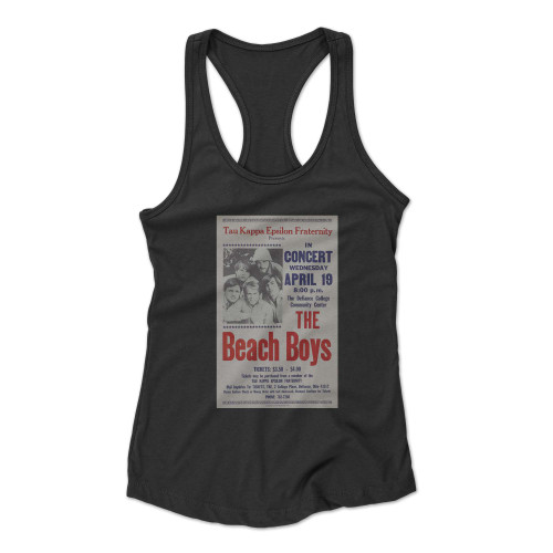 A Beach Boys Defiance College Community Center Concert 1967  Racerback Tank Top