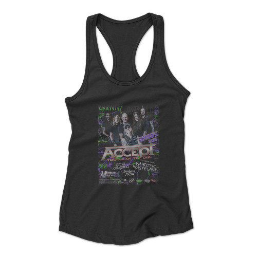 Accept 2  Racerback Tank Top