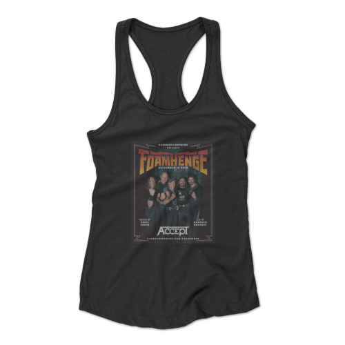 Accept 3  Racerback Tank Top
