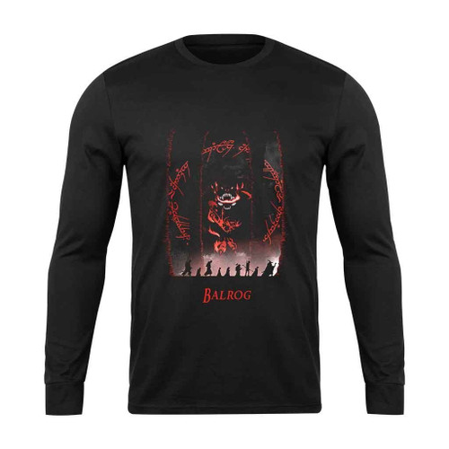 Balrog Flame Of Udun Long Sleeve T-Shirt Balrog Flame Of Udun Long Sleeve T-Shirt
