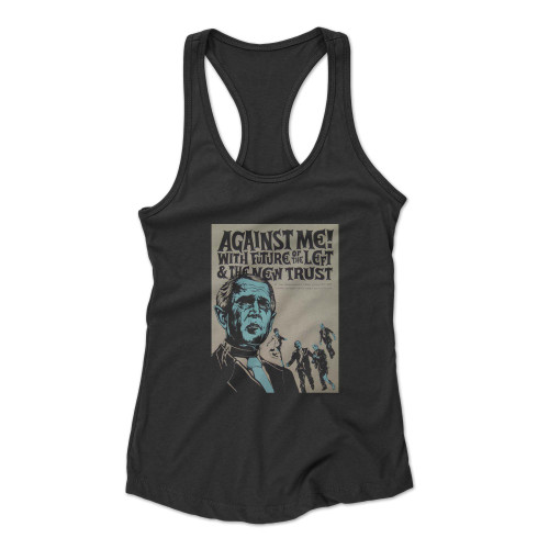 Against Me Concert  Racerback Tank Top